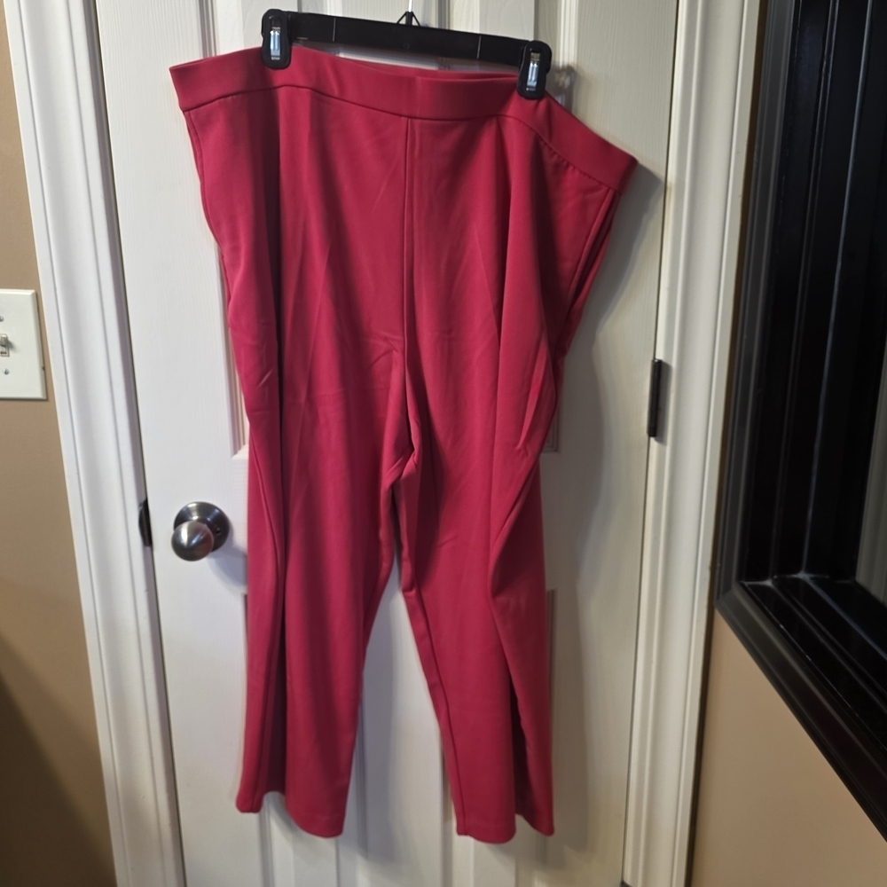 Susan Graver Vibrant Pink Women's Pants